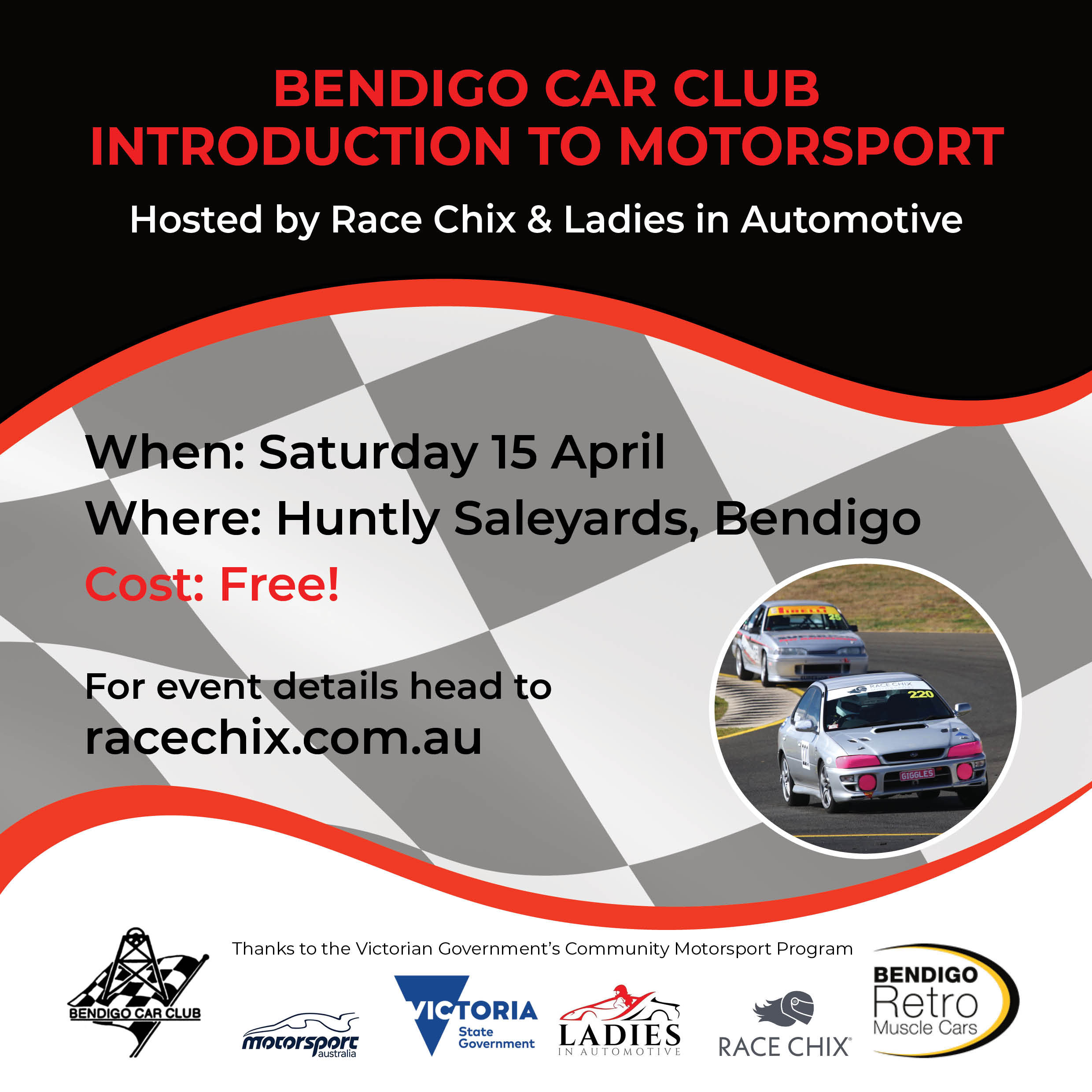 Bendigo Car Club Introduction to Motorsport Race Chix